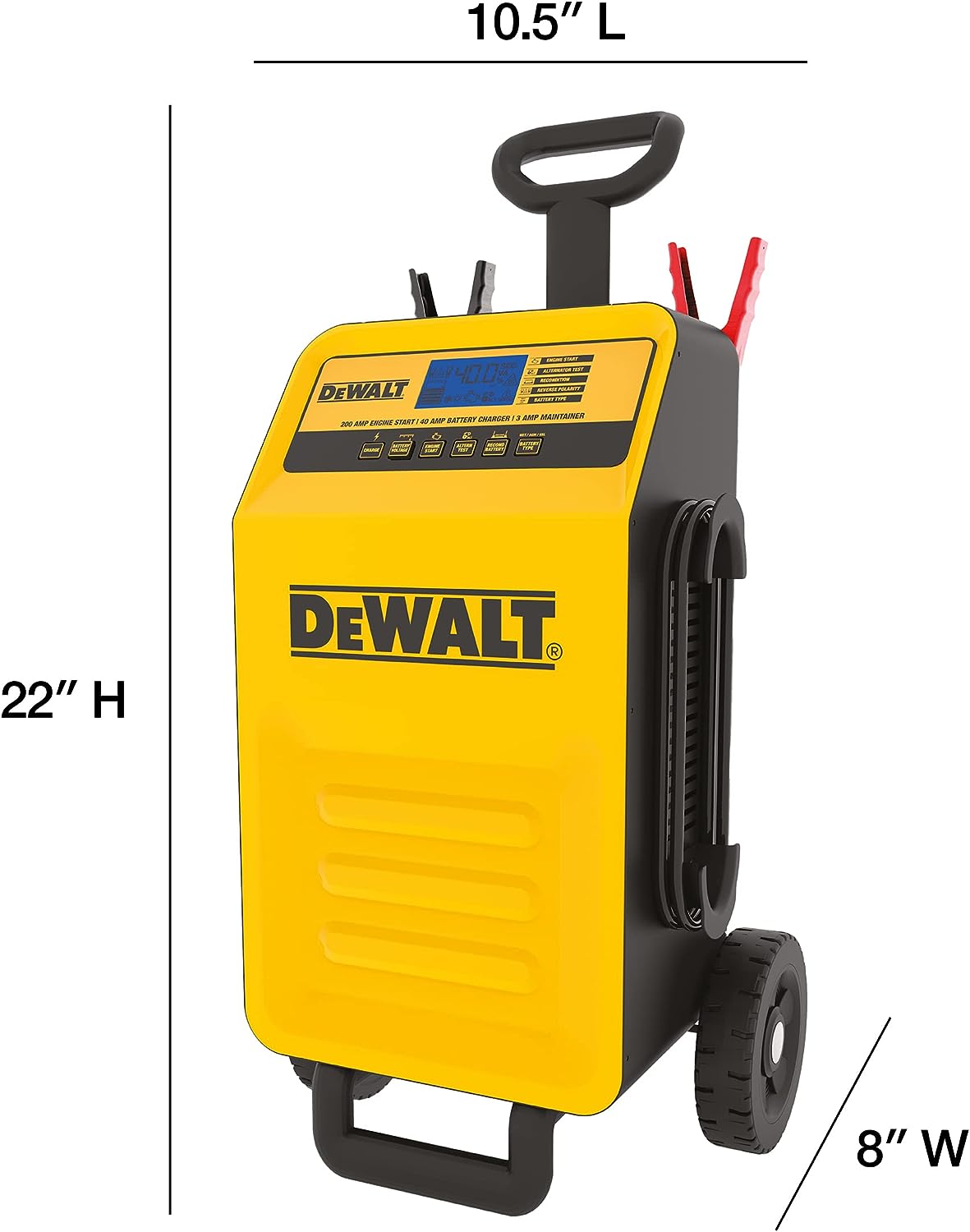 DEWALT DXAEC200 DXAE200 Professional 40-Amp Rolling Battery