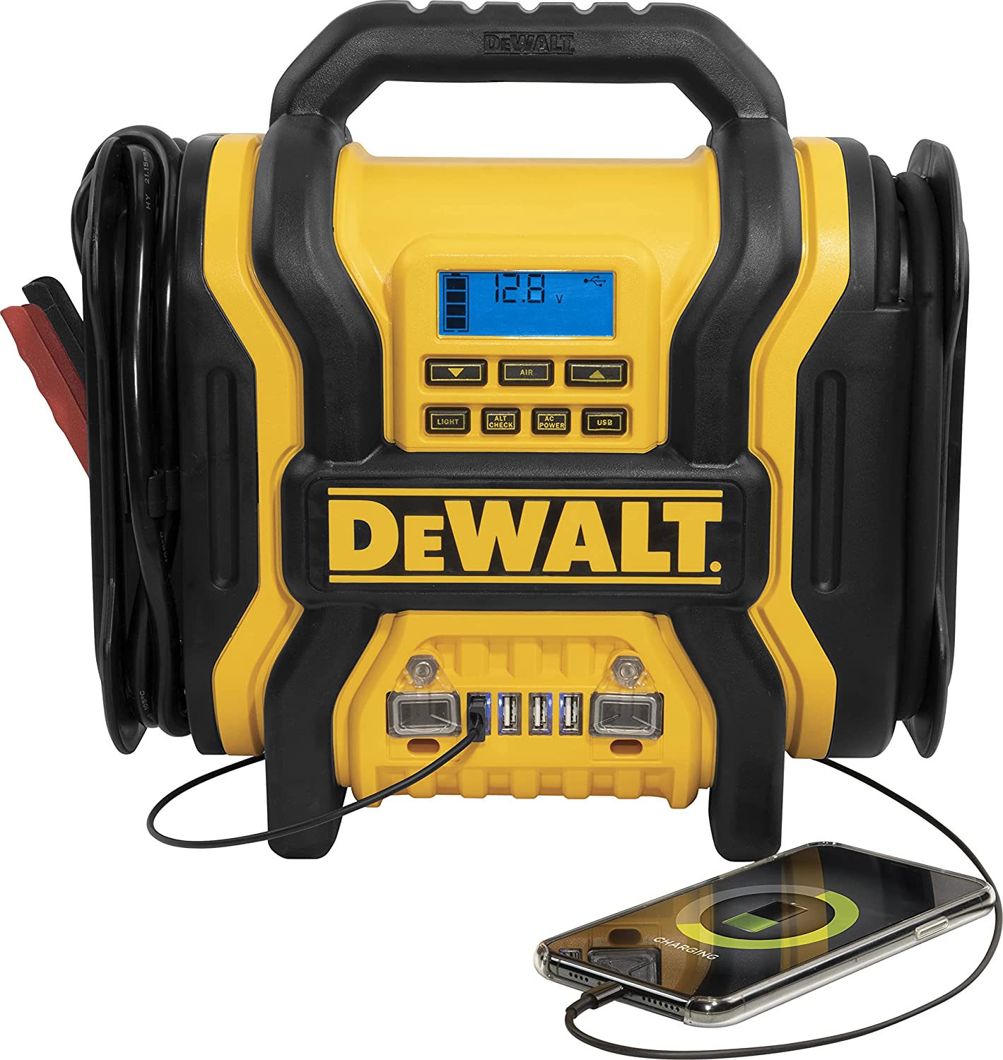 Dewalt portable car battery charger hot sale